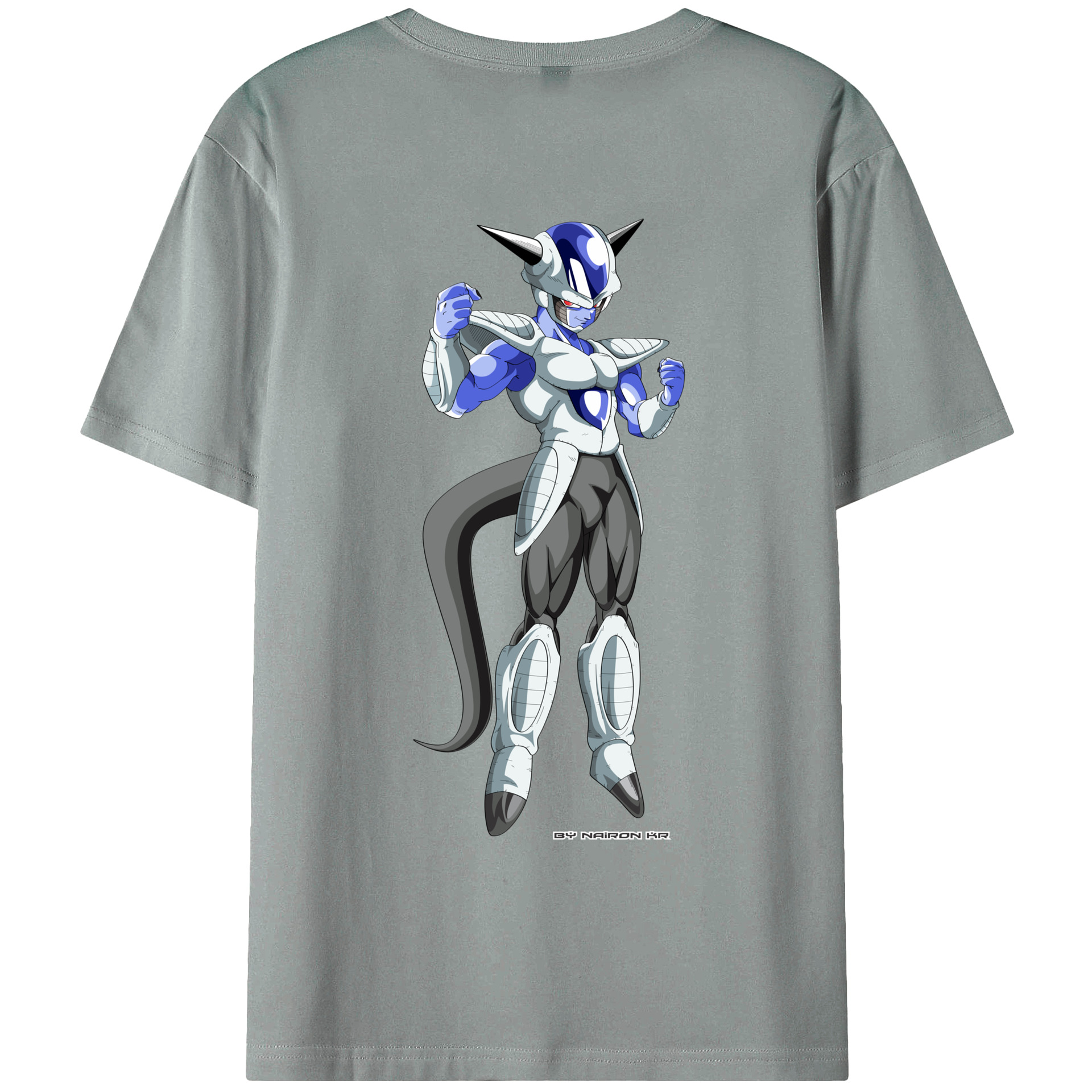 （画像用） ドラゴンボール フリーザ DRAGON BALL Frieza 綿100％ メンズ半袖Tシャツ（バックプリント） 通気性